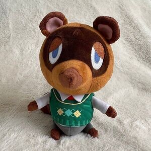 Nintendo Animal Crossing Tom Nook Raccoon 7” Plush Stuffed Animal Doll 2015